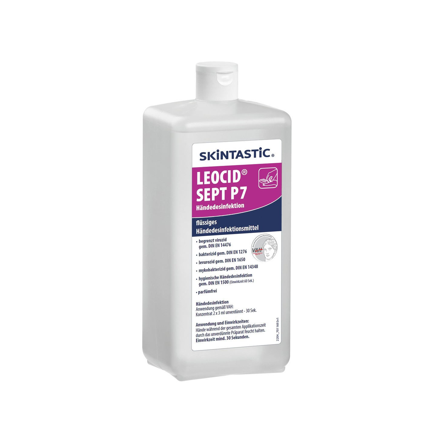 Produit désinfectant liquide pour les mains SKINTASTIC® LEOCID SEPT 173084 Bartscher - mondialchr.com