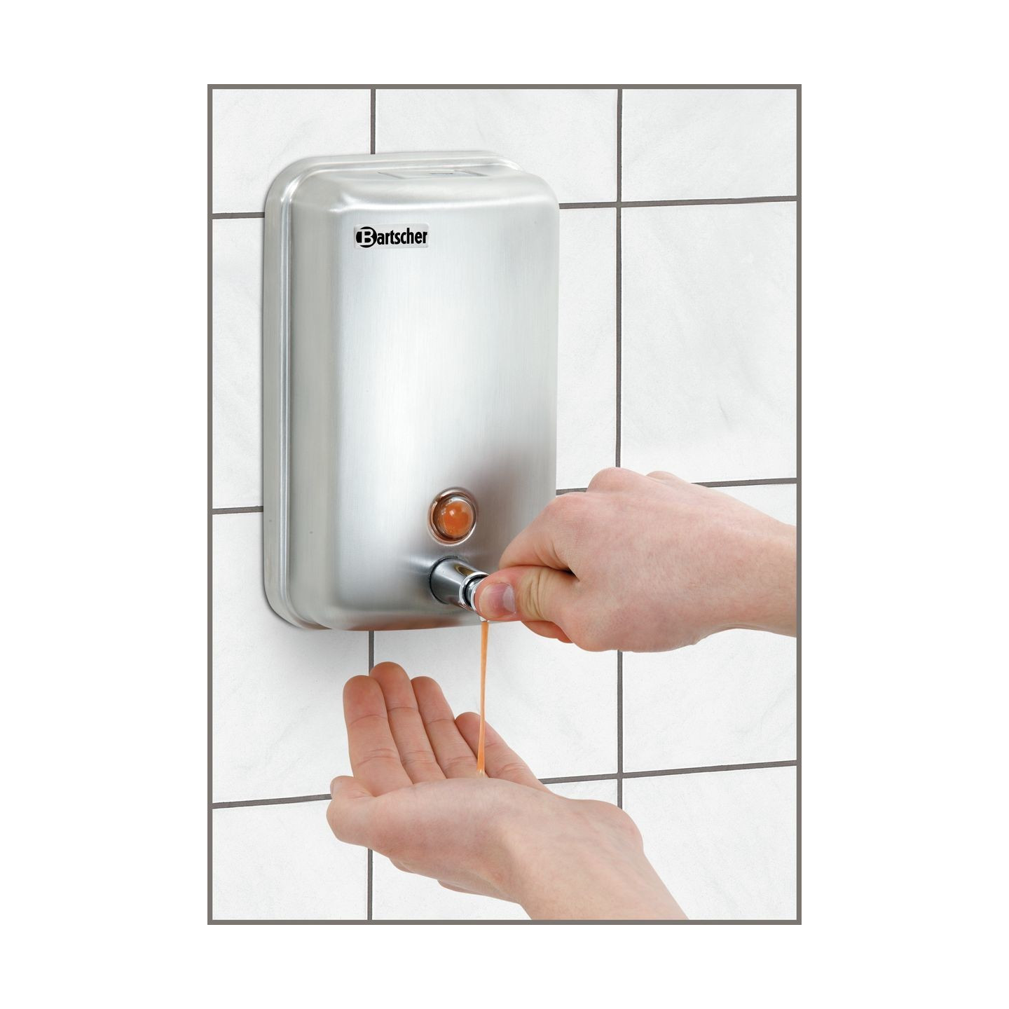 Distributeur de savon mural 850007 Bartscher Robuste - mondialchr.com