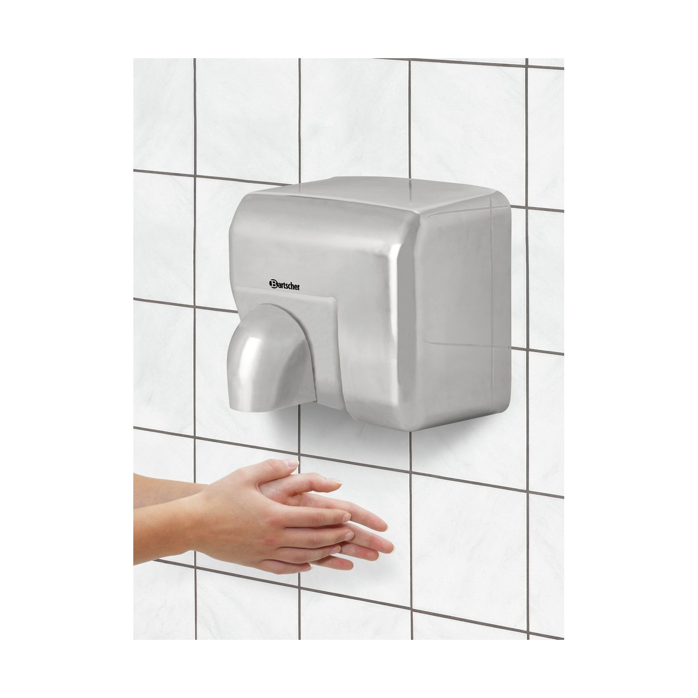 Sèche-mains inox 850001 Bartscher Pour usage intensif – mondialchr.com