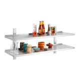 Étagère murale inox Bartscher 603004 Rangement solide – mondialchr.com