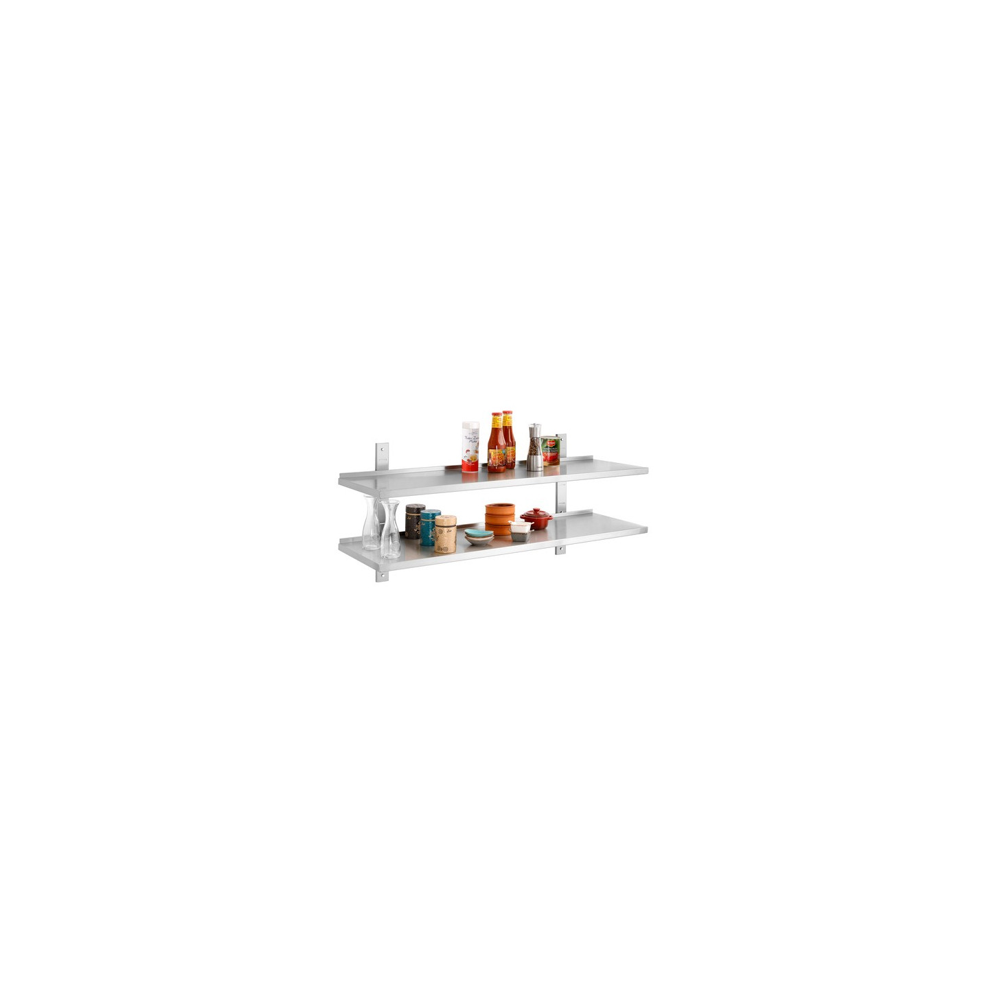Étagère murale inox Bartscher 603004 Rangement solide – mondialchr.com