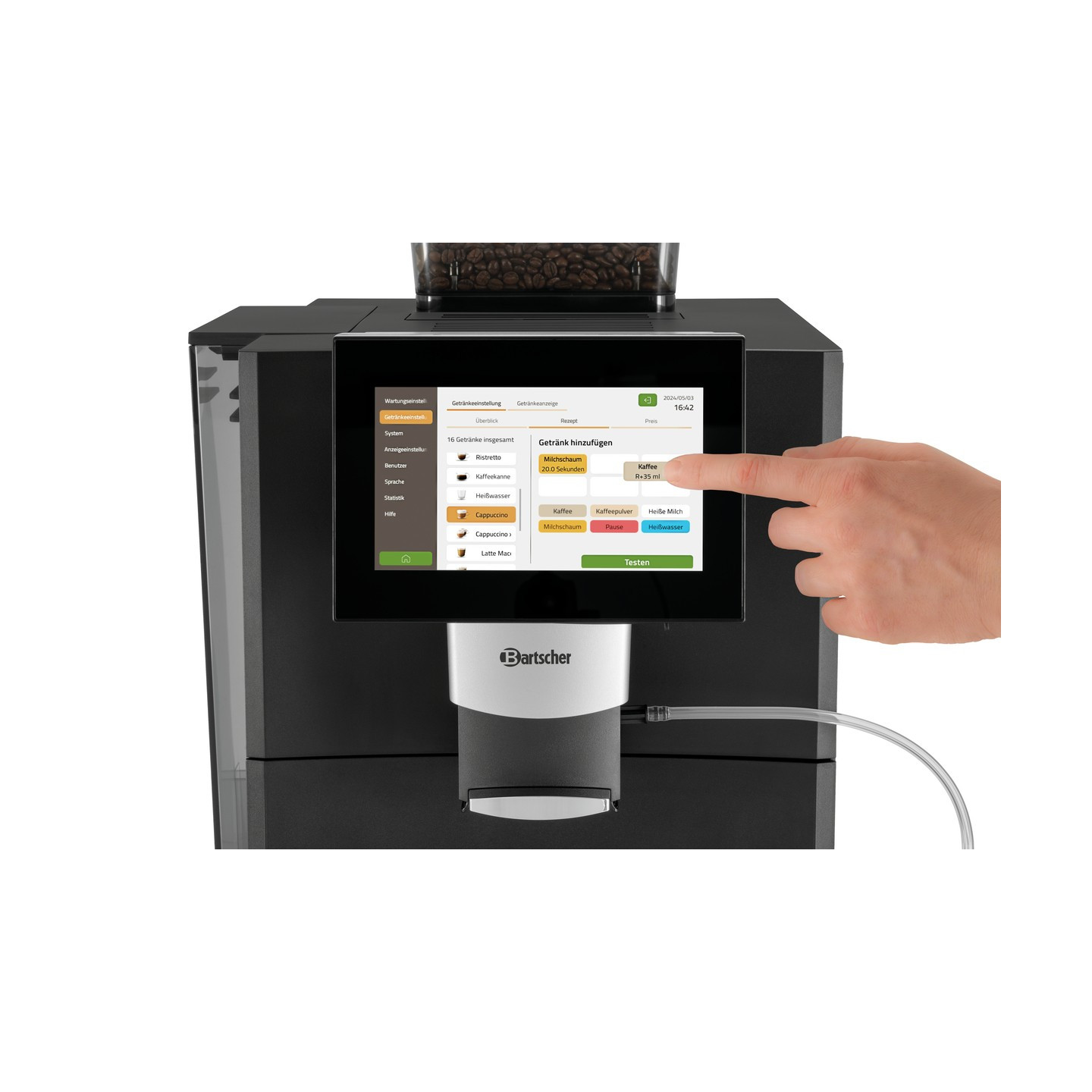 Distributeur auto de café Easy Plus 550 190096 Bartscher – mondialchr.com