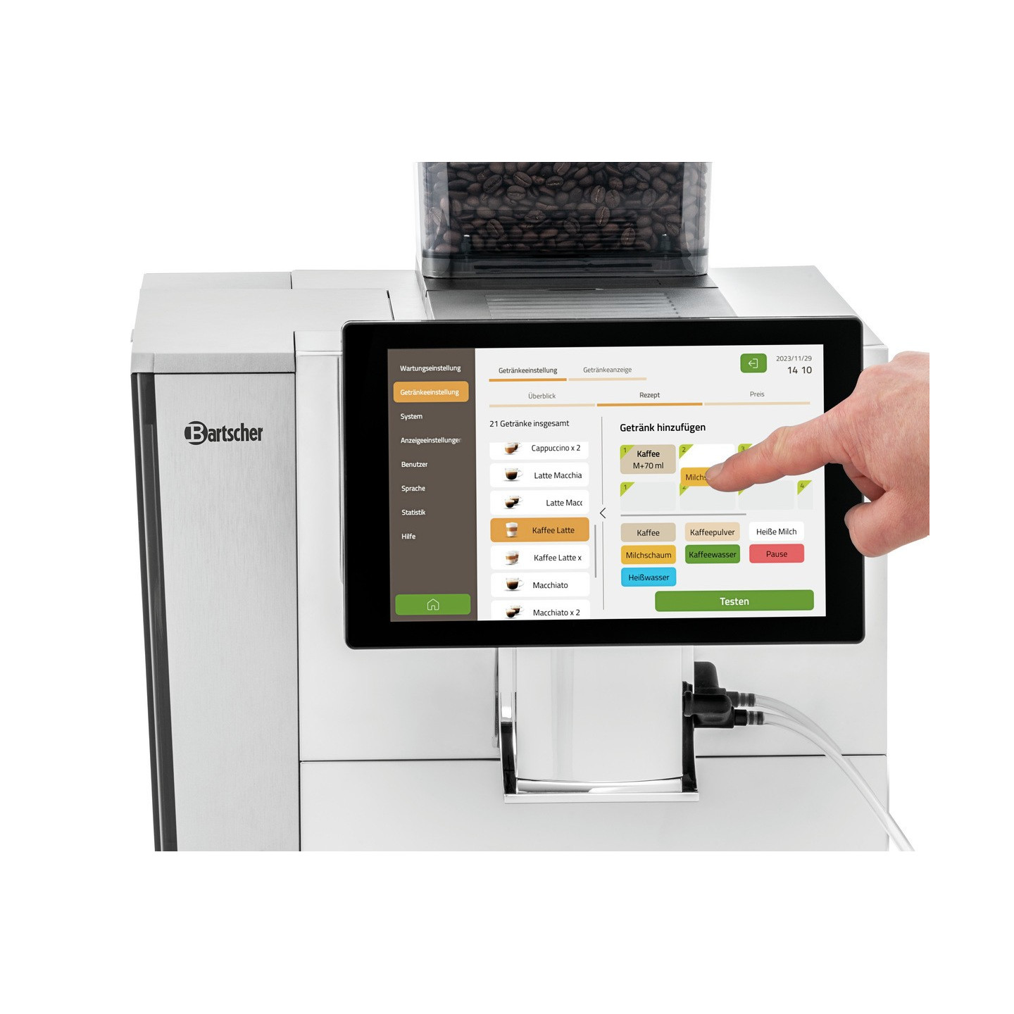 Distributeur auto de café Deluxe 190033 Bartscher – mondialchr.com