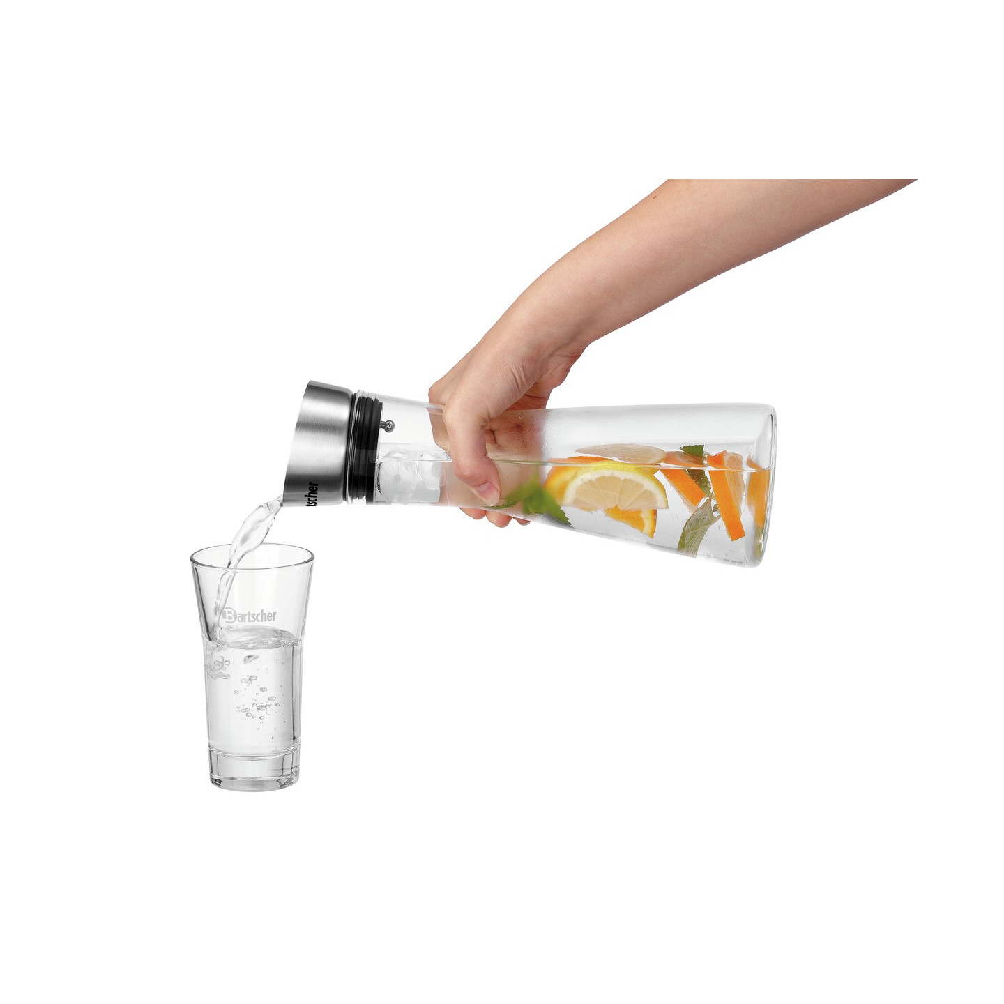Carafe en verre 0,75L Bartscher 190139 Design élégance –mondialchr.com