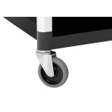 Chariot de service Bartscher 300055 inox à 3 plateaux – mondialchr.com