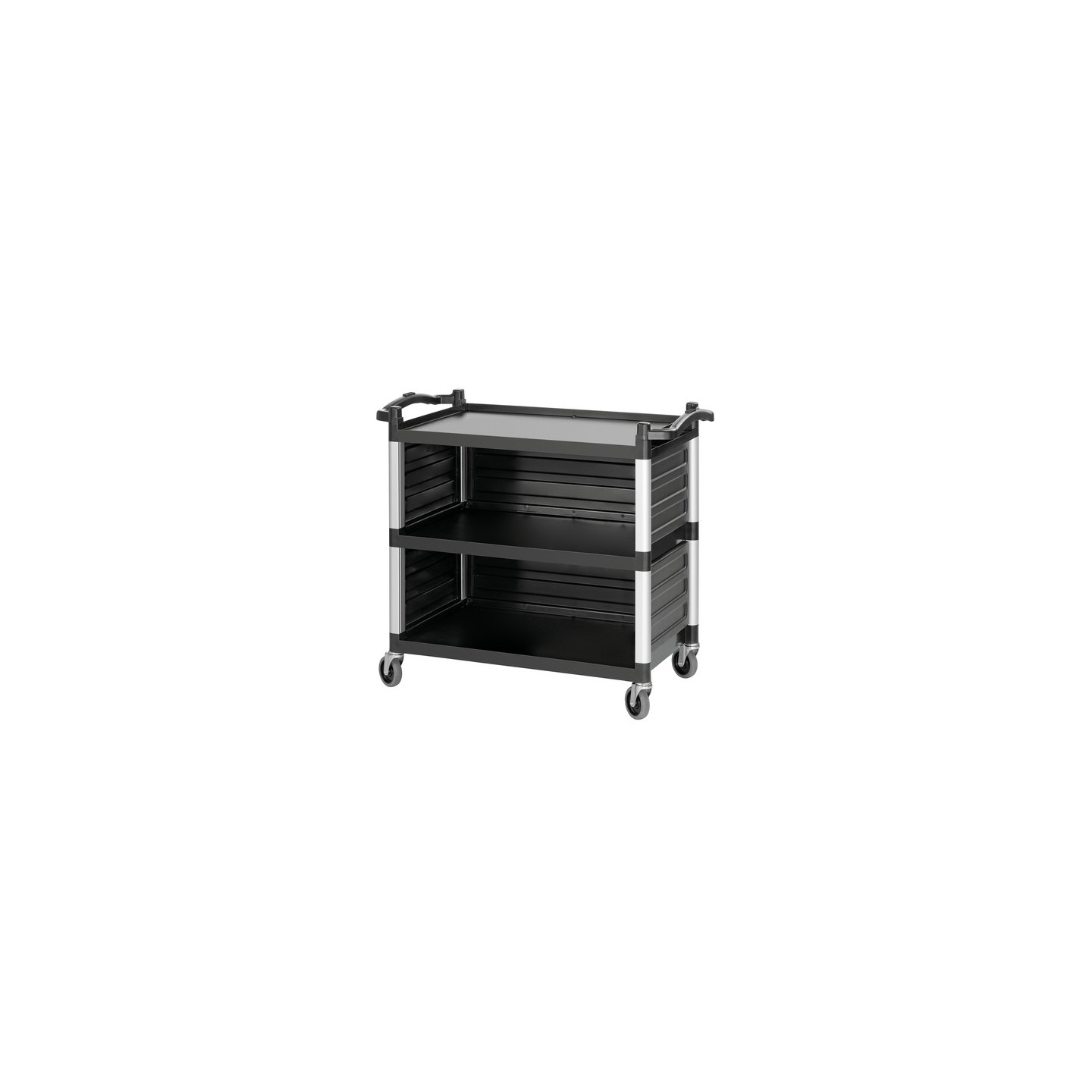 Chariot de service Bartscher 300055 inox à 3 plateaux – mondialchr.com