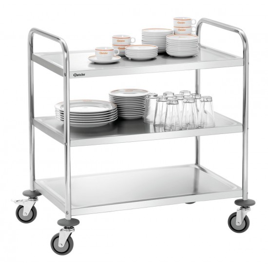 Chariot de service Bartscher A300073 Transport pratique-mondialchr.com