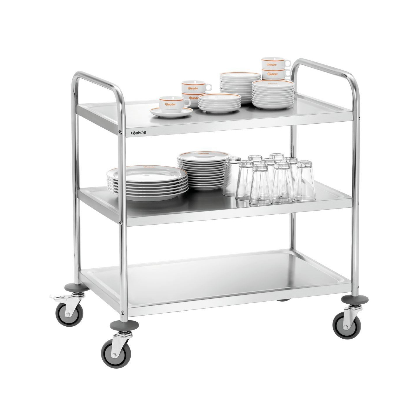 Chariot de service Bartscher A300073 Transport pratique-mondialchr.com
