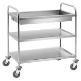 Chariot de service Bartscher A300056 Inox pratique – mondialchr.com