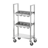 Chariot à couverts Bartscher A300111 Rangement en inox –mondialchr.com