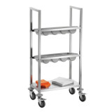 Chariot à couverts Bartscher A300111 Rangement en inox –mondialchr.com