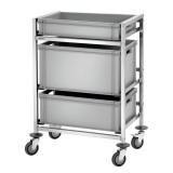 Chariot à bacs Bartscher 300064 Sécurisé et pratique – mondialchr.com