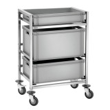 Chariot à bacs Bartscher 300064 Sécurisé et pratique – mondialchr.com