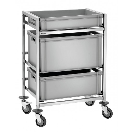 Chariot à bacs Bartscher 300064 Sécurisé et pratique – mondialchr.com