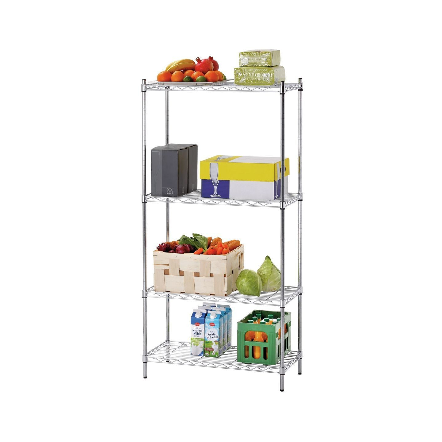 Rayonnage d'économat Bartscher 601151 Rangement robuste–mondialchr.com