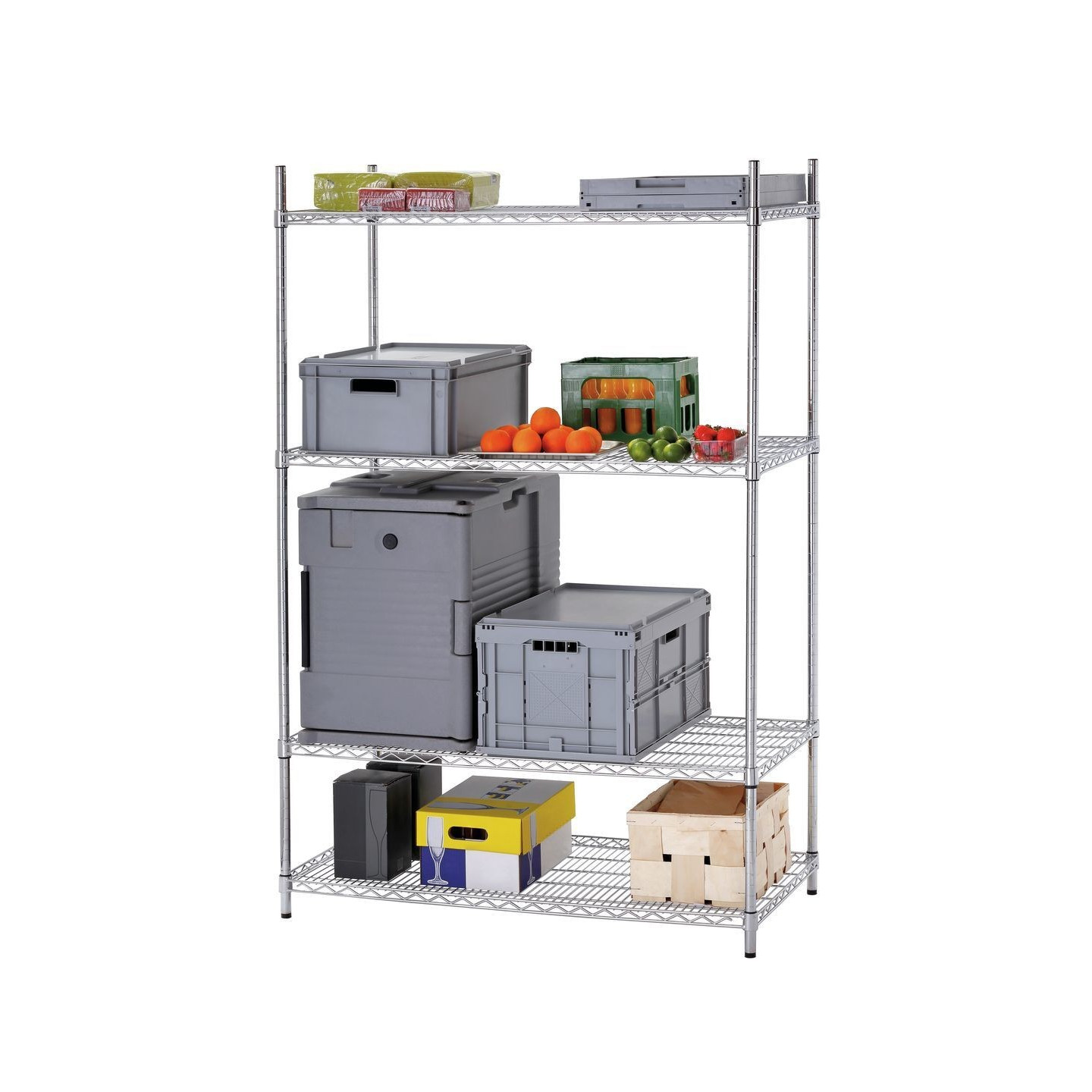 Rayonnage d'économat Bartscher 601192 Rangement robuste–mondialchr.com