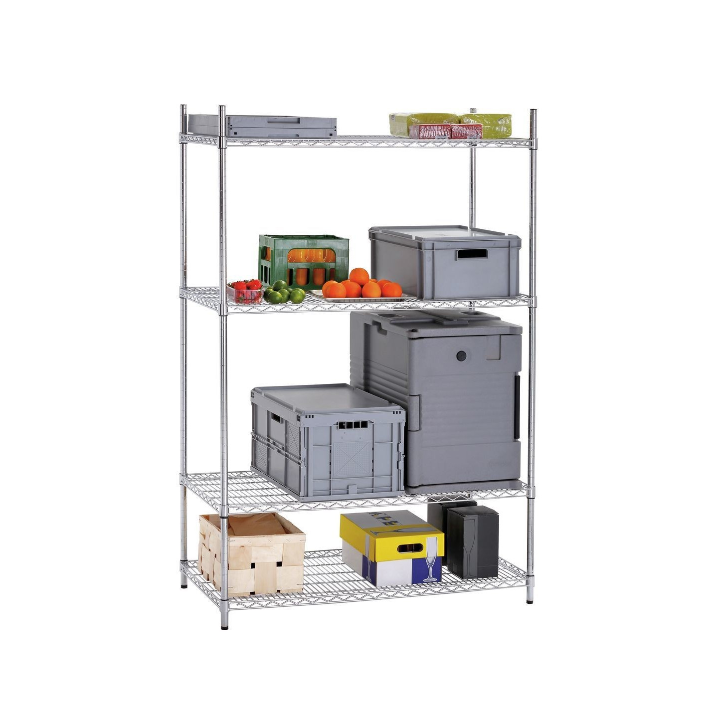 Rayonnage d'économat Bartscher 601192 Rangement robuste–mondialchr.com