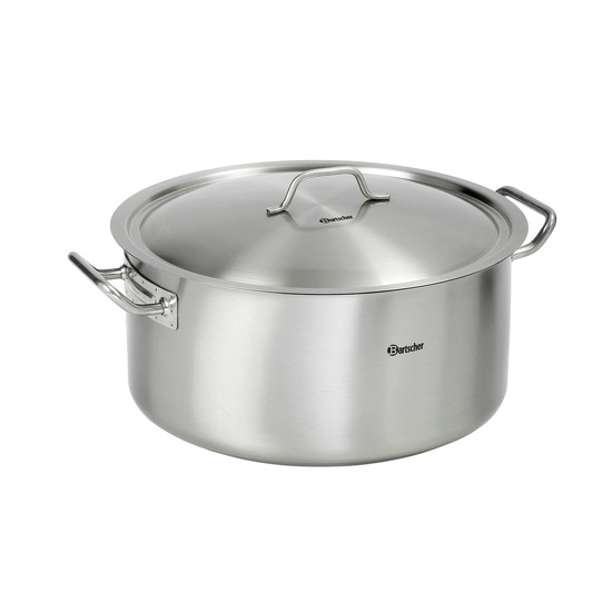 Marmite 30L avec couvercle 100445 Bartscher en inox - mondialchr.com