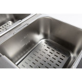 Friteuse posable électrique 2x6L Combisteel 7455.1008 double cuve compacte - mondialchr.com