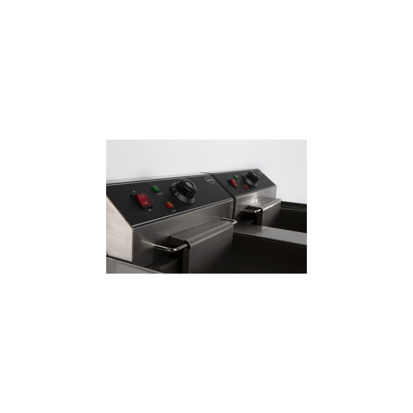 Friteuse posable électrique 2x10L Combisteel 7455.1007 -mondialchr.com