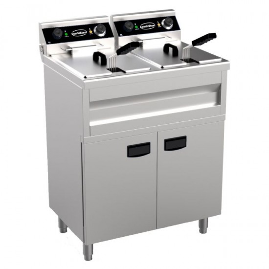 Friteuse électrique Combisteel 7455.0985 double cuve - mondialchr.com