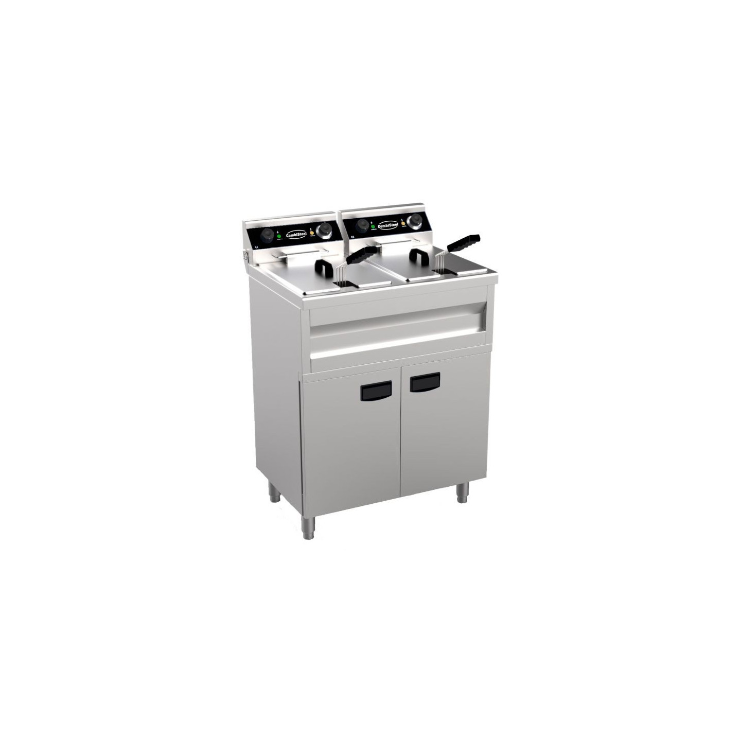 Friteuse électrique Combisteel 7455.0985 double cuve - mondialchr.com