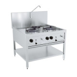 Table wok à gaz Combisteel 7178.1205 cuisson asiatique -mondialchr.com