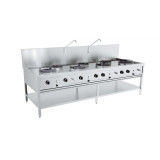 Table wok à gaz Combisteel 7178.1215 ultra puissance - mondialchr.com