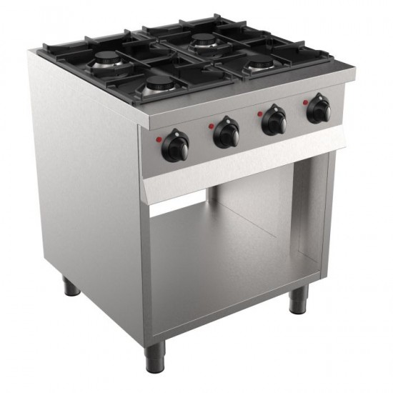 Cuisinière à gaz 4 brûleurs Combisteel 7333.2005 pro - mondialchr.com