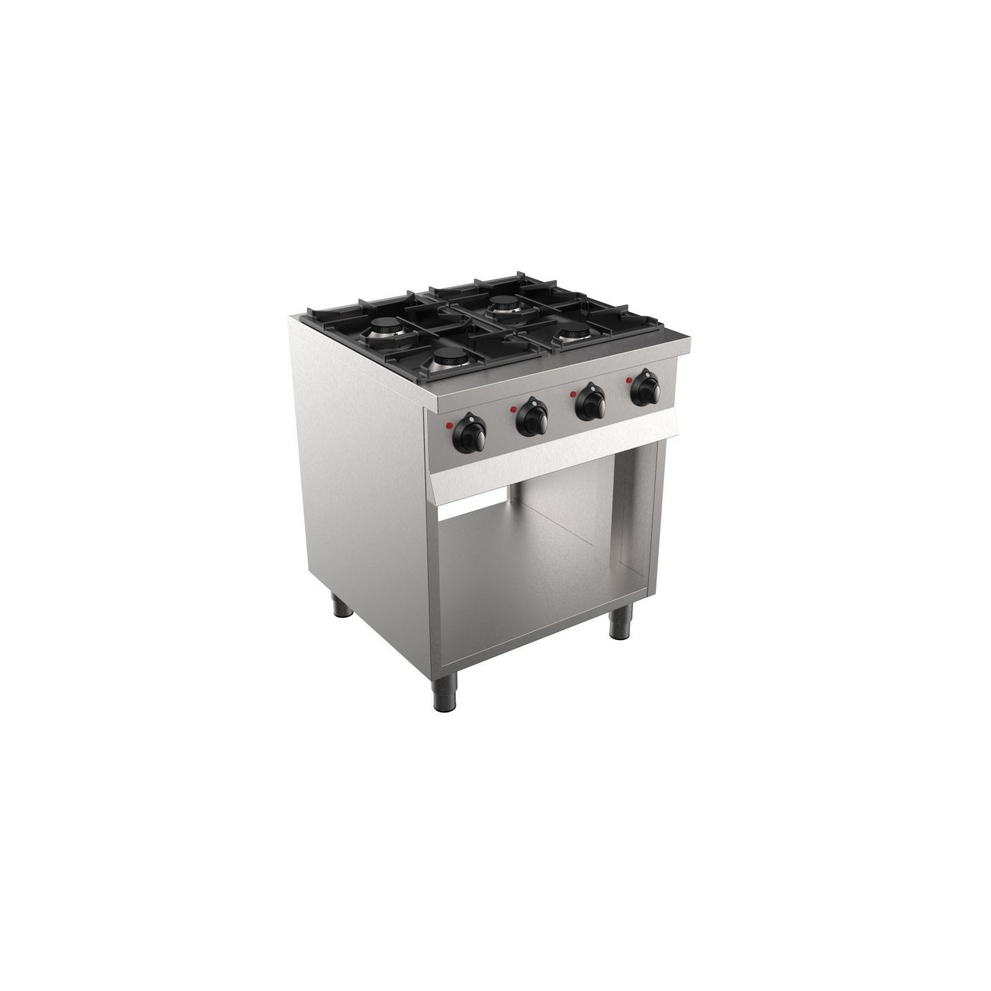 Cuisinière à gaz 4 brûleurs Combisteel 7333.2005 pro - mondialchr.com