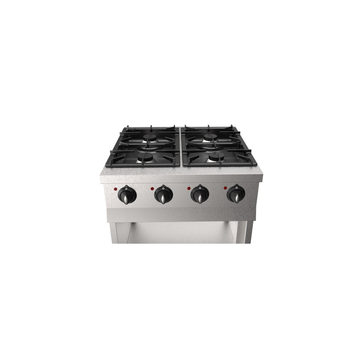 Cuisinière à gaz 4 brûleurs Combisteel 7333.2005 pro - mondialchr.com
