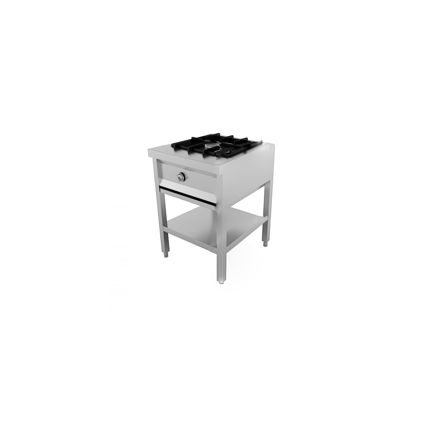 Cuisinière à gaz 1 brûleur Combisteel 7003.0900 Pro - mondialchr.com