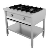 Cuisinière à gaz 2 brûleurs Combisteel 7003.0905 Pro - mondialchr.com