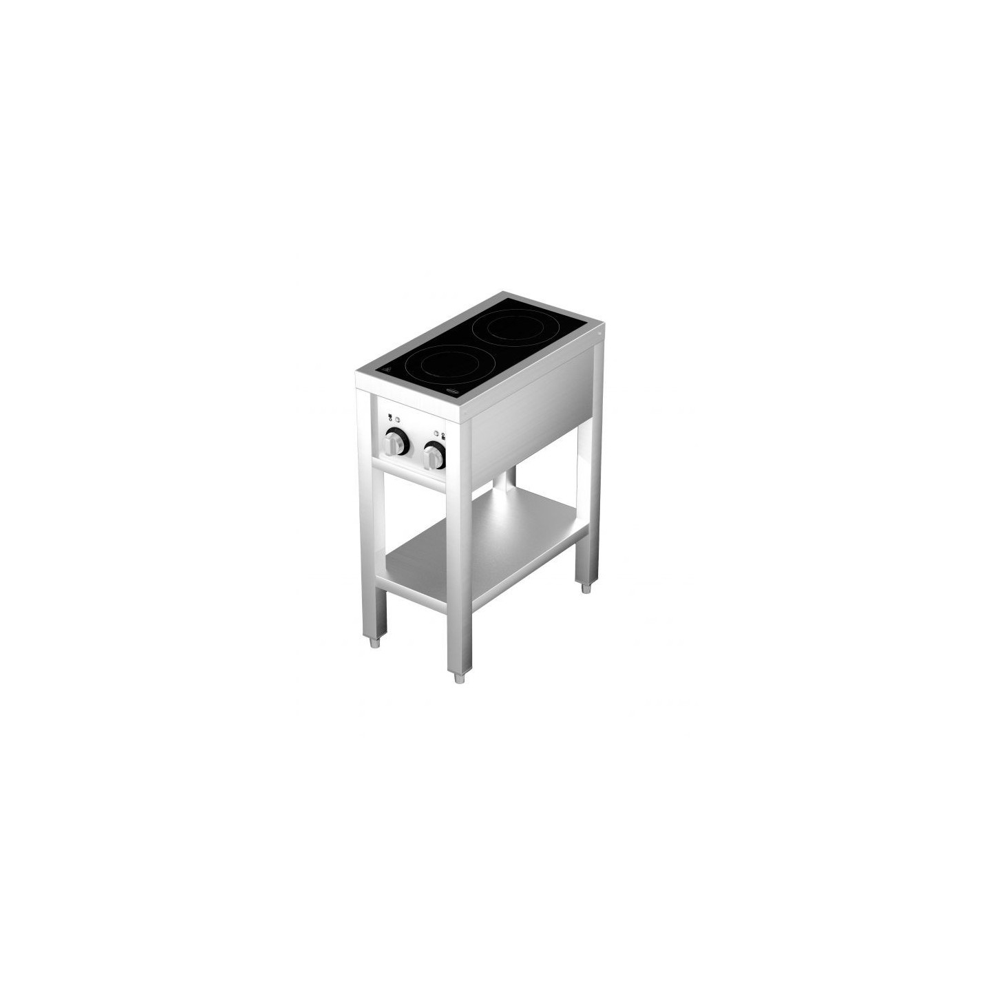 Cuisinière induction 2 zones Combisteel 7505.0030 - mondialchr.com