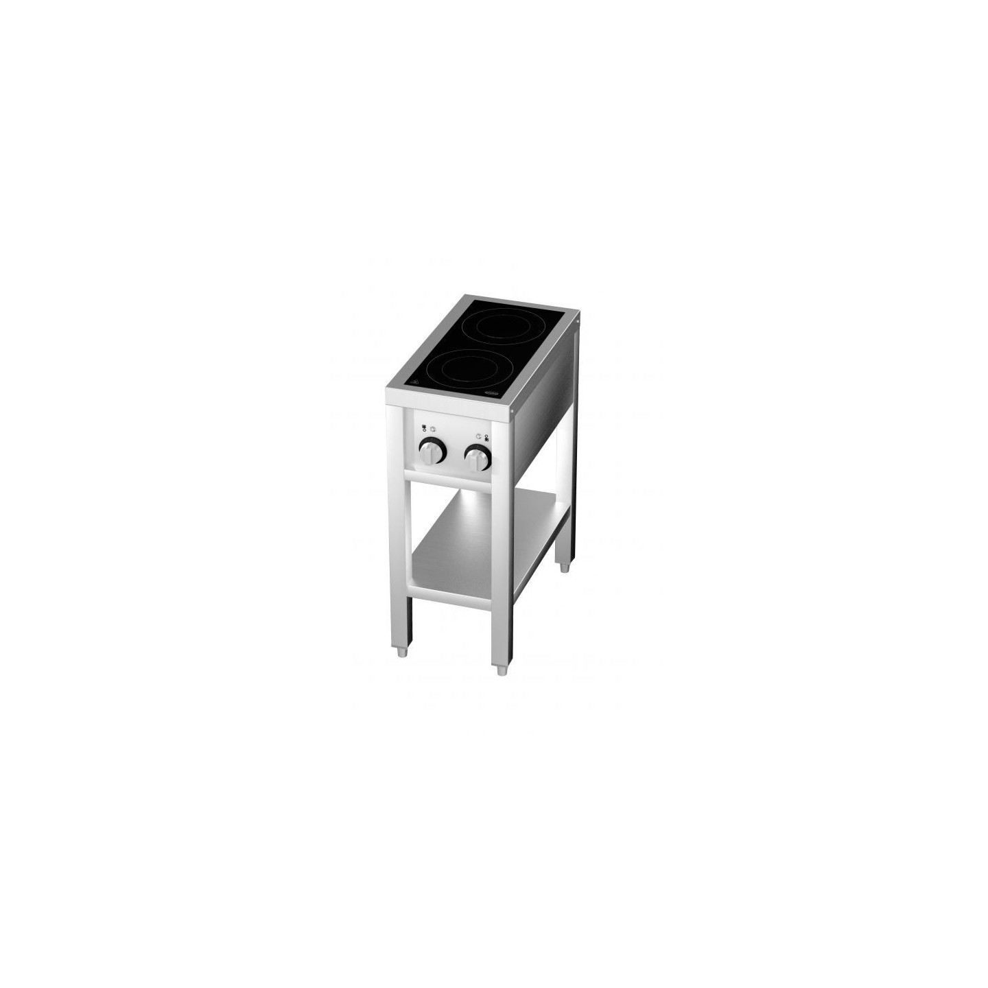 Cuisinière induction 2 zones Combisteel 7505.0030 - mondialchr.com