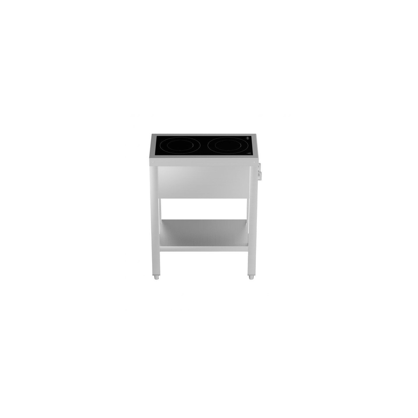 Cuisinière induction 2 zones Combisteel 7505.0030 - mondialchr.com