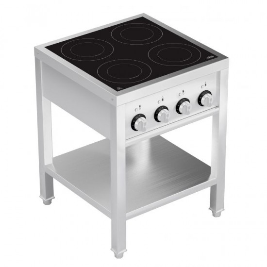 Cuisinière induction 4 zones Combisteel 7505.0035 - mondialchr.com