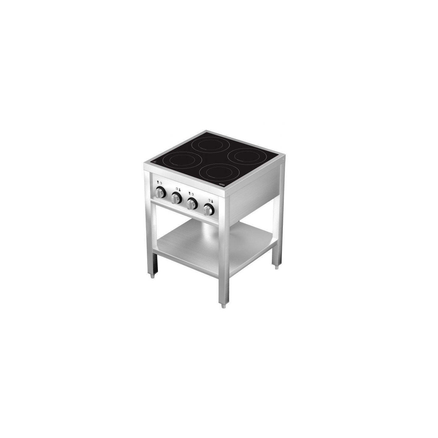 Cuisinière induction 4 zones Combisteel 7505.0035 - mondialchr.com