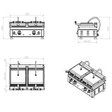 Grille de contact panini double Combisteel 7491.0025 - mondialchr.com