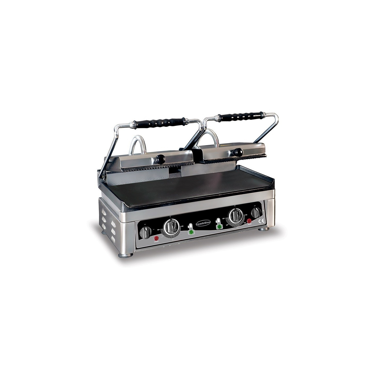 Grille panini double lisse/rainuré Combisteel 7491.0030-mondialchr.com