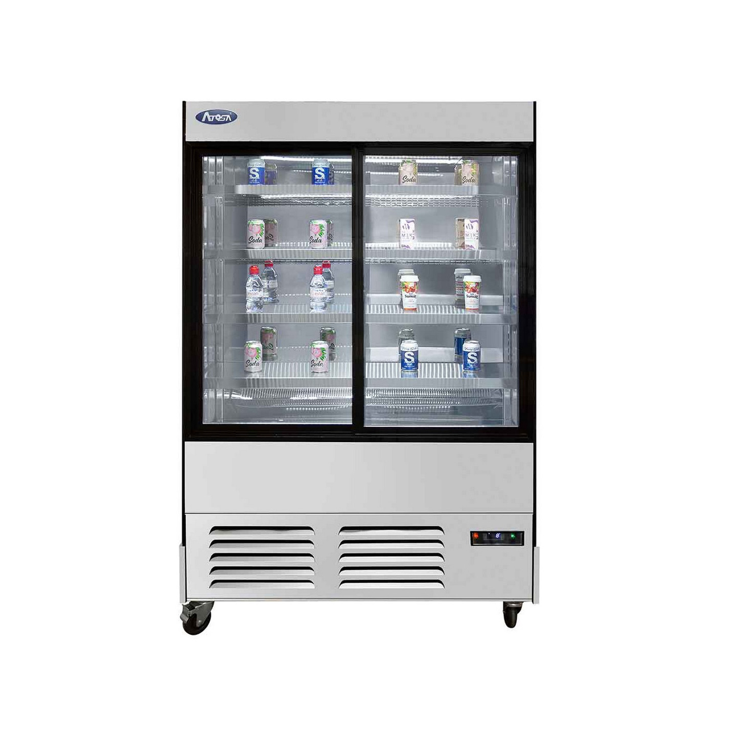 Vitrine réfrigérée portes coulissantes 580L Atosa