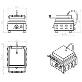 Appareil à gaufre professionnel Combisteel 7491.0050 - mondialchr.com