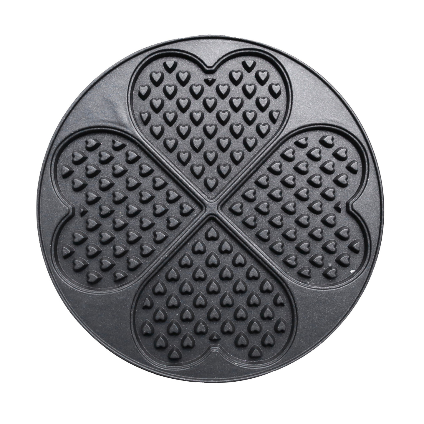 Gaufrier Pro 4PCS Forme Cœur Inox Combisteel 7540.0050 -mondialchr.com