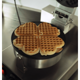 Gaufrier Pro 4PCS Forme Cœur Inox Combisteel 7540.0050 -mondialchr.com