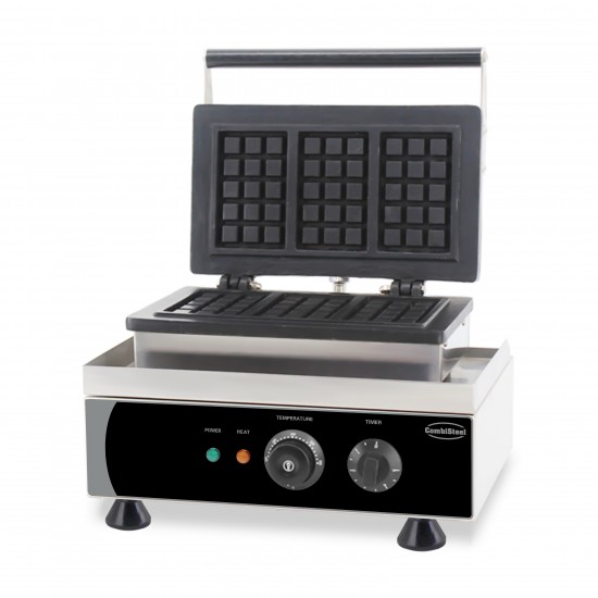 Gaufrier Pro 3PCS Gaufres Inox Combisteel 7540.0060 - mondialchr.com