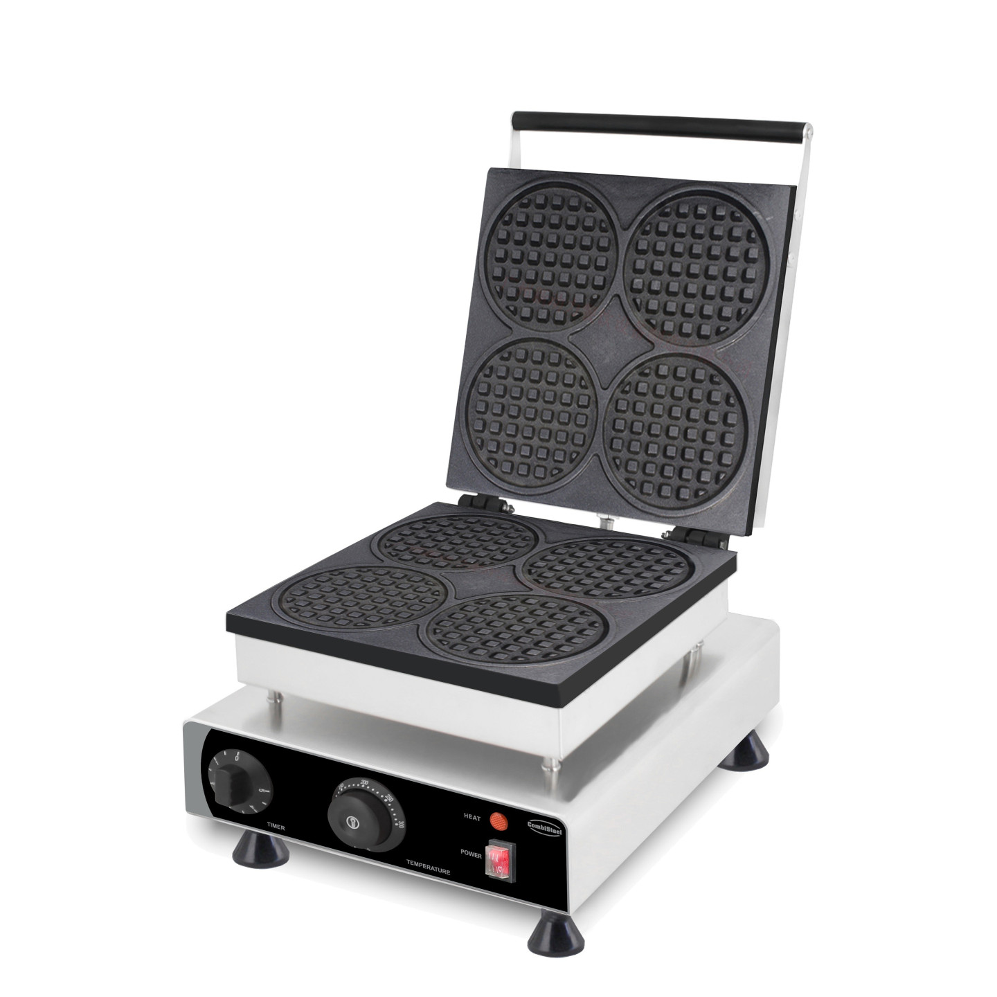 Gaufrier 4PCS Gaufres Rondes L305 Combisteel 7540.0080 -mondialchr.com