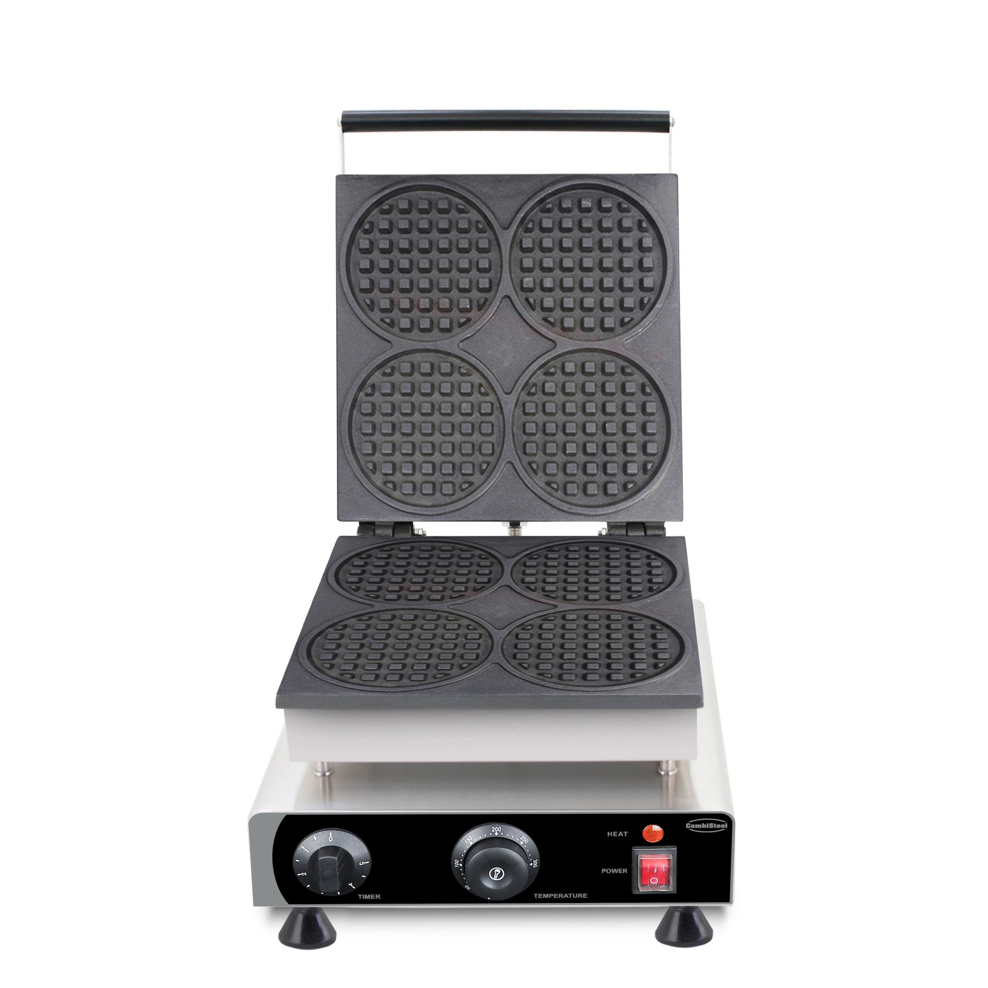Gaufrier 4PCS Gaufres Rondes L305 Combisteel 7540.0080 -mondialchr.com
