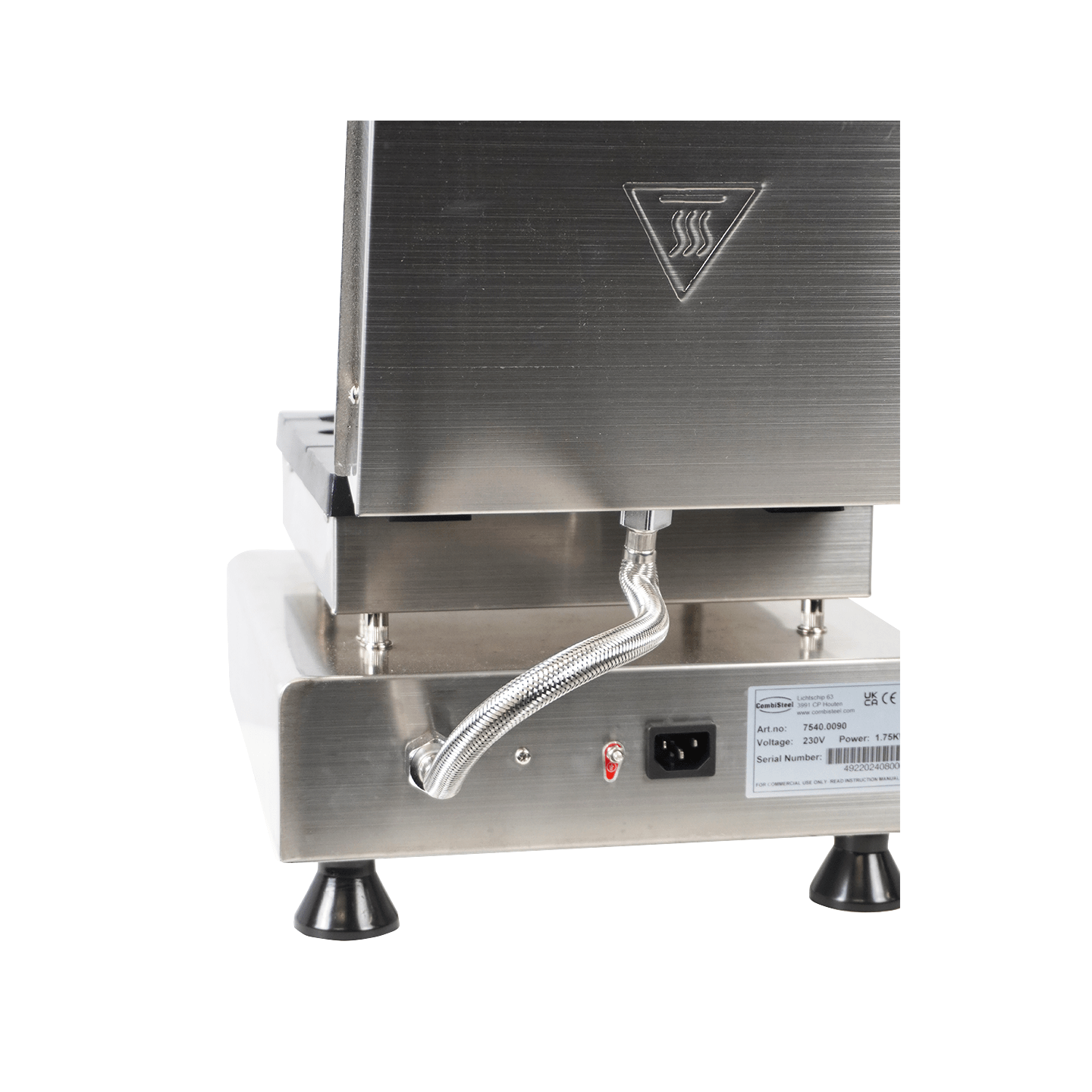 Gaufrier Pro 4PCS Sucette Pin Inox Combisteel 7540.0090-mondialchr.com