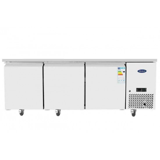 Table réfrigérée positive 3 portes 580L Atosa