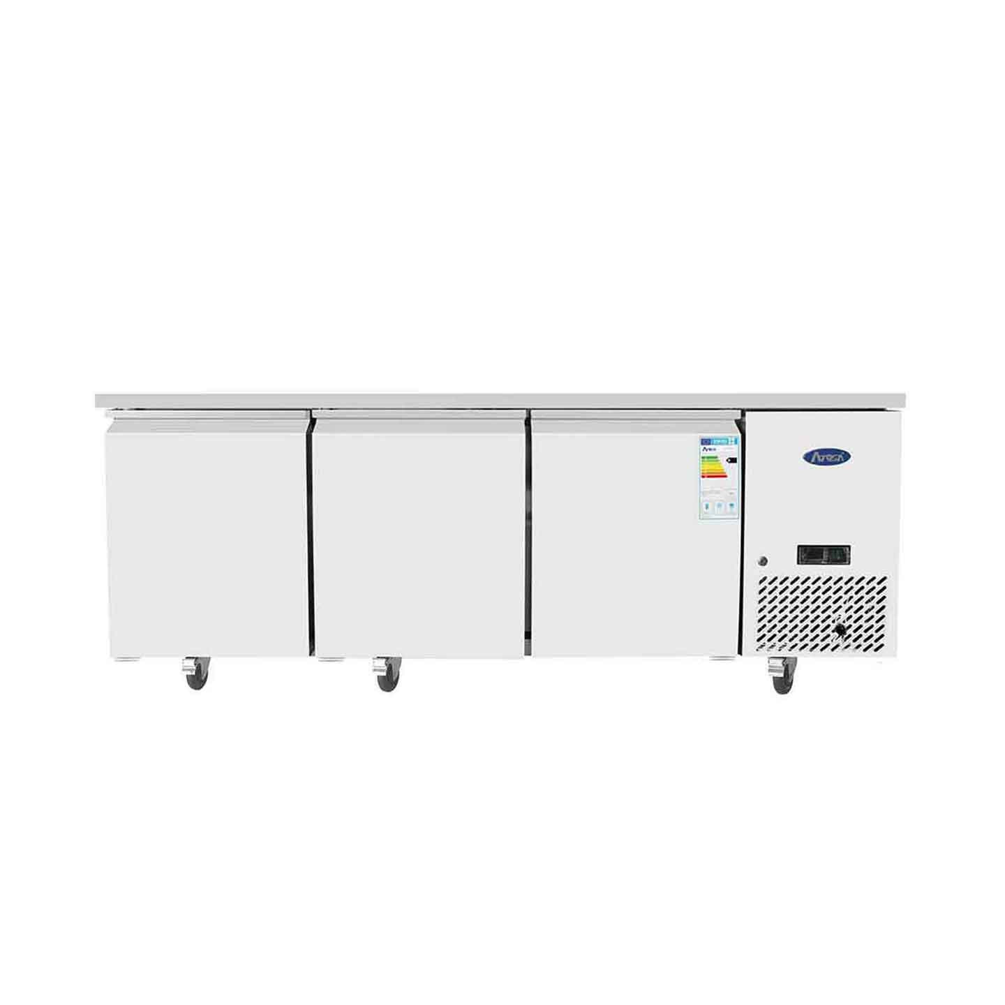 Table réfrigérée positive 3 portes 580L Atosa